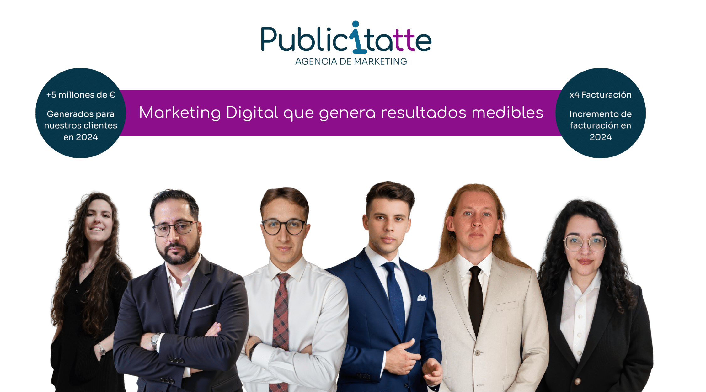 Equipo de marketing digital en los montesinos